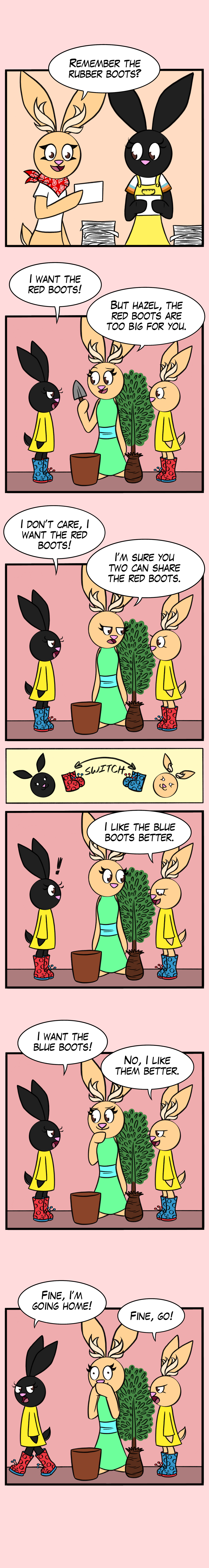 Rubber Boots panel 1